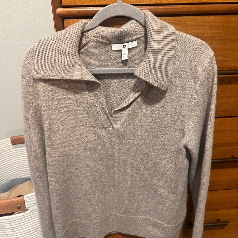 Banana Republic cashmere polo- as seen on Meghan Markle!